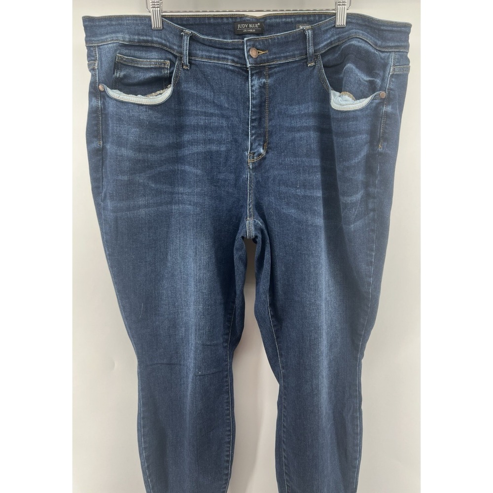 Judy Blue Skinny Fit Jeans 24W Medium Wash Blue Stretch 29" Inseam - Picture 2 of 7